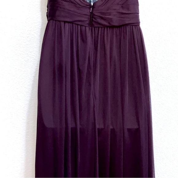 David’s Bridal Woman Plum Bridesmaids Dress Size 6 - Picture 9 of 13